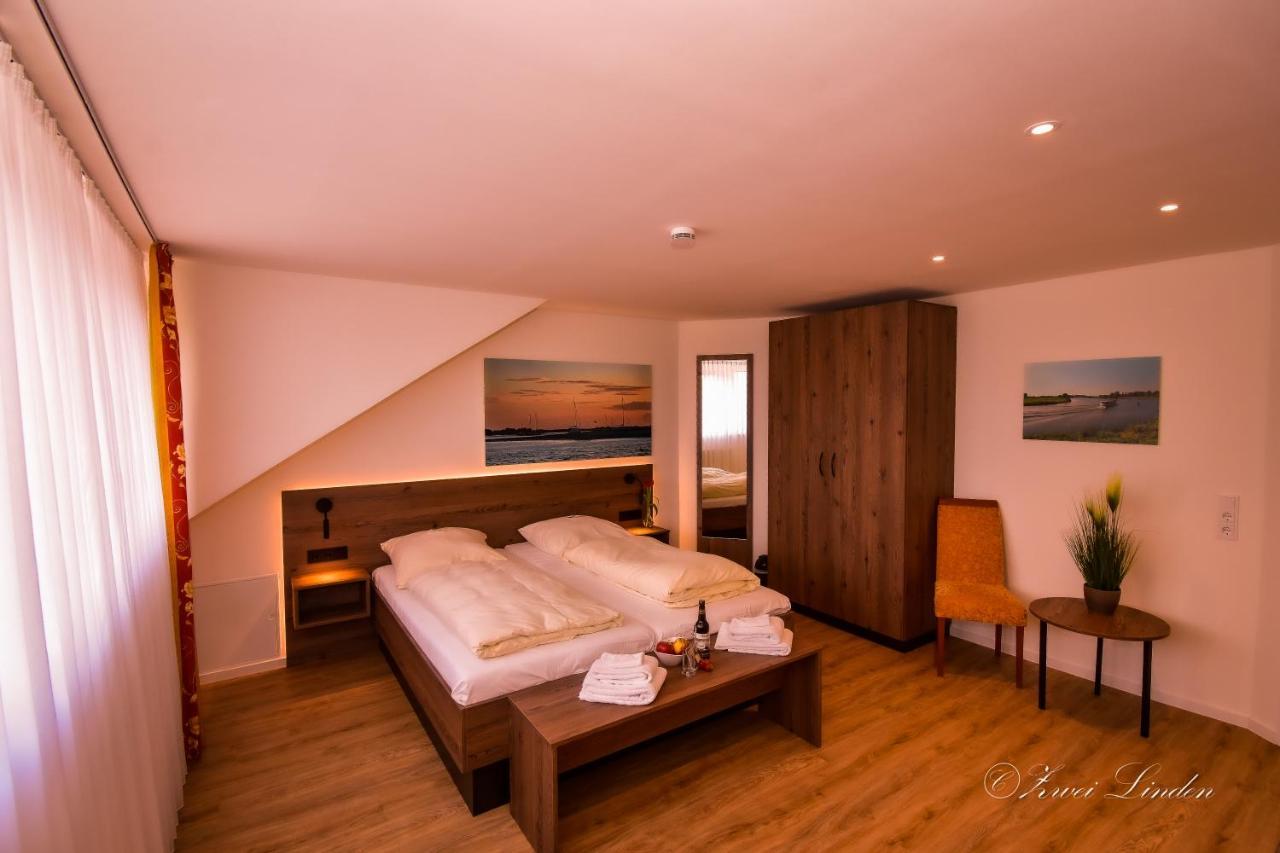 Hotel Zwei Linden - Links Der Elbe - Niedersachsen Balje Экстерьер фото