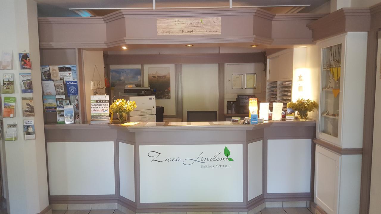 Hotel Zwei Linden - Links Der Elbe - Niedersachsen Balje Экстерьер фото